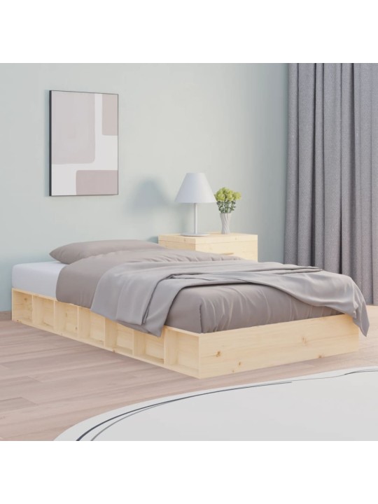 Rám postele 90 x 190 cm Single masivní dřevo