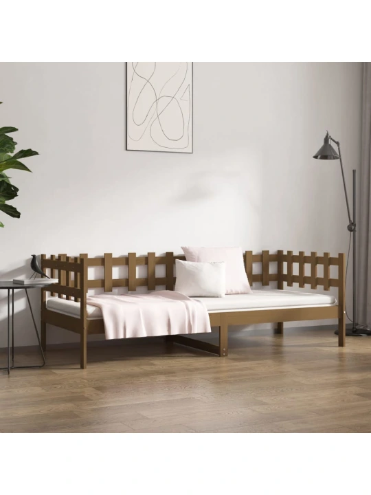 Válenda medově hnědá 80 x 200 cm masivní borovice