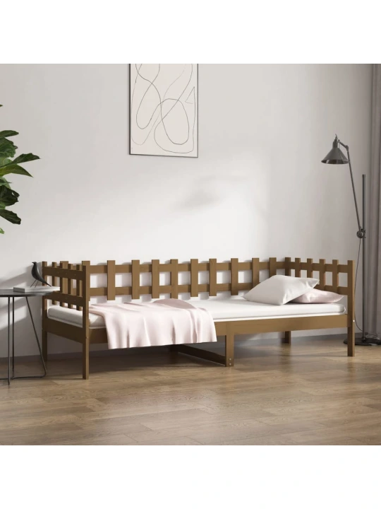 Válenda medově hnědá 80 x 200 cm masivní borovice