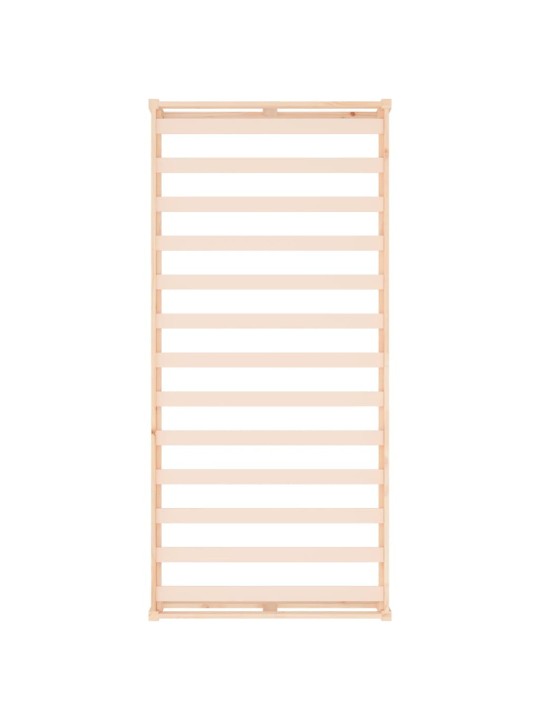 Rám postele 100 x 200 cm masivní dřevo