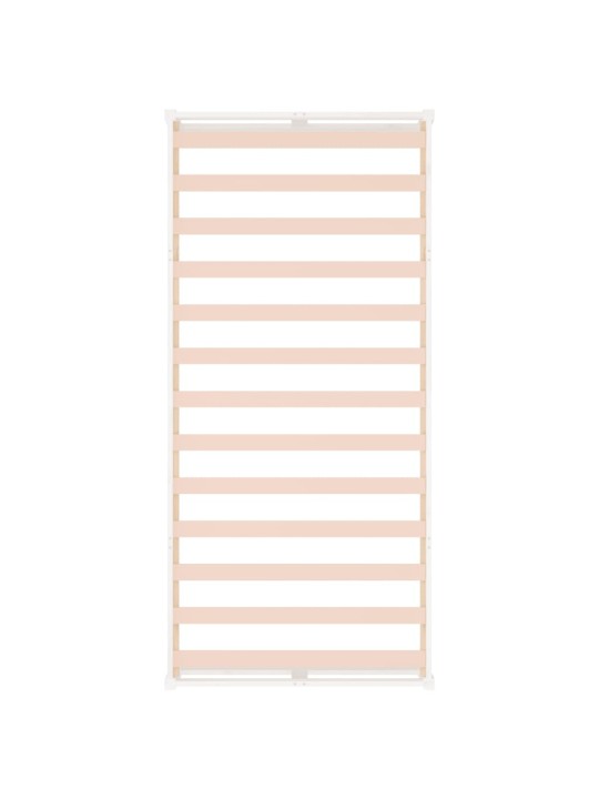 Rám postele bílý 100 x 200 cm masivní dřevo