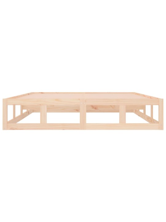 Rám postele 200 x 200 cm masivní dřevo