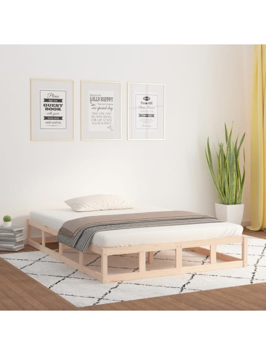 Rám postele 120 x 190 cm Small Double masivní dřevo