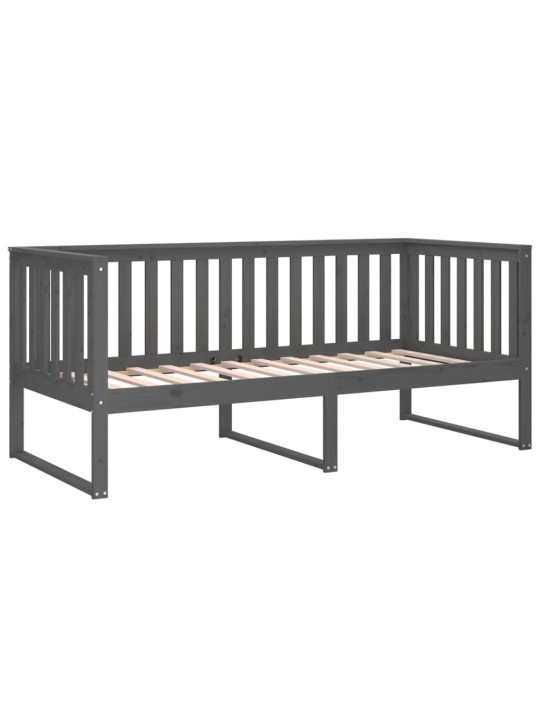 Válenda šedá 90 x 190 cm masivní borové dřevo