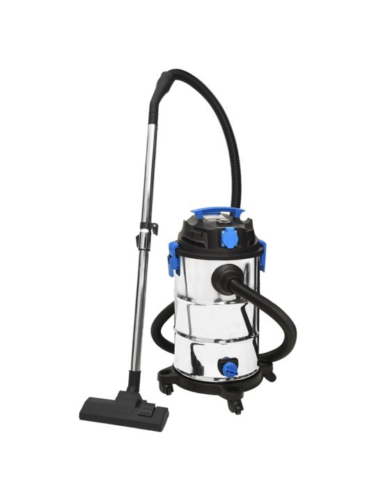 Vysavač na suché a mokré vysávání 1 200 W 30 l stříbrný