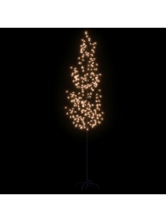 Rozkvetlá třešeň s 368 teplými bílými LED 300 cm