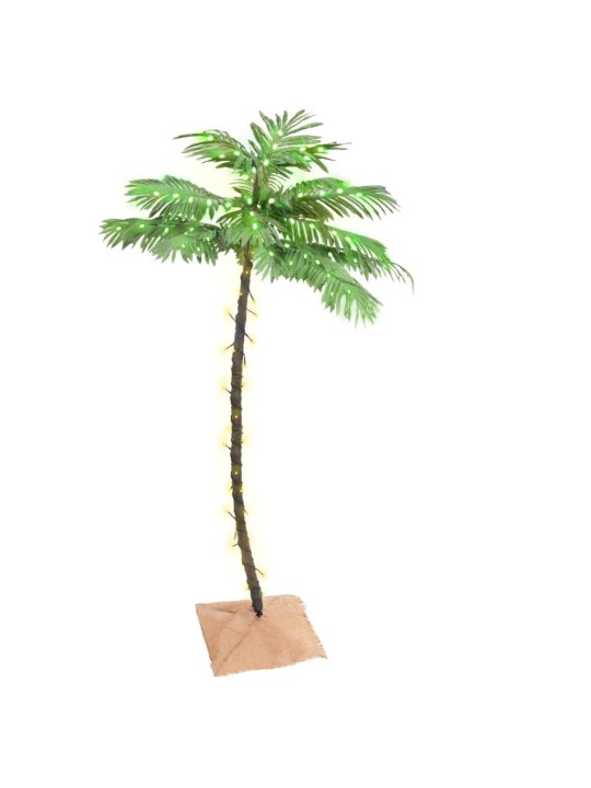 Palma s 88 teplými bílými LED diodami 150 cm
