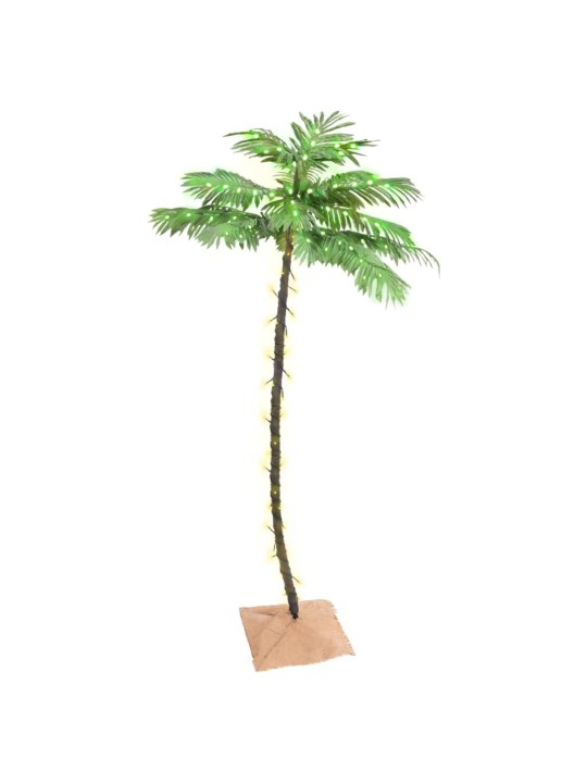 Palma s 96 teplými bílými LED diodami 180 cm