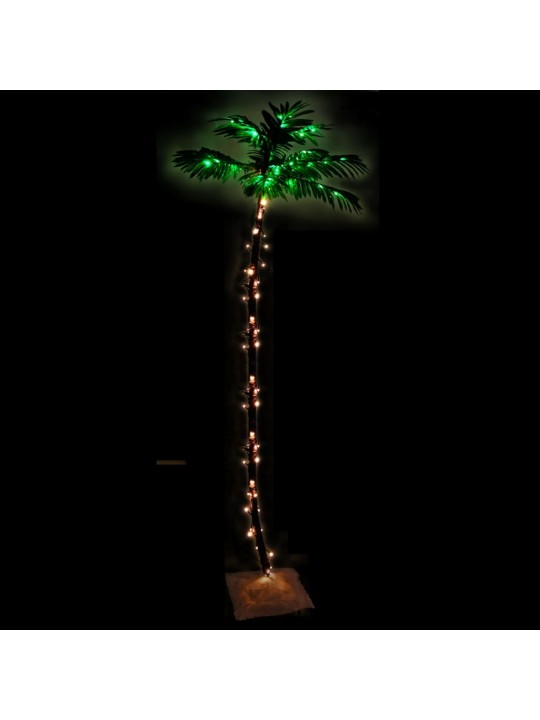 Palma se 252 teplými bílými LED diodami 400 cm