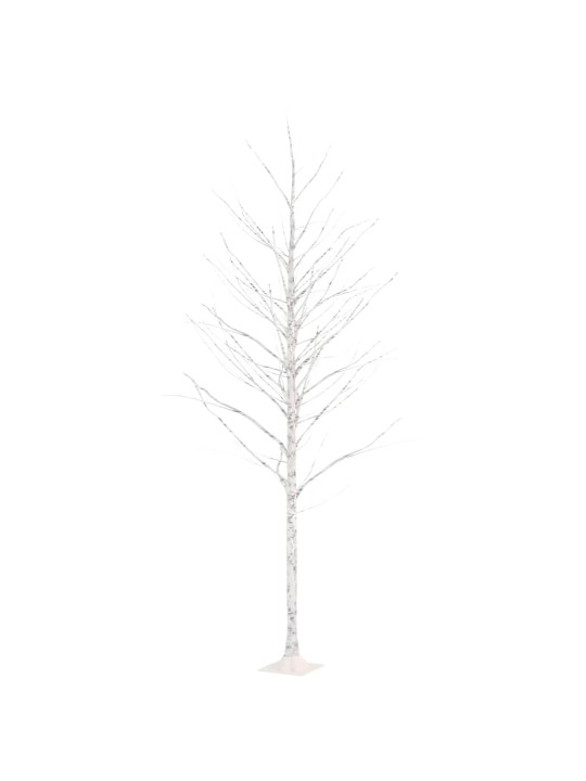 Bílá bříza 240 teplých bílých LED diod 300 cm