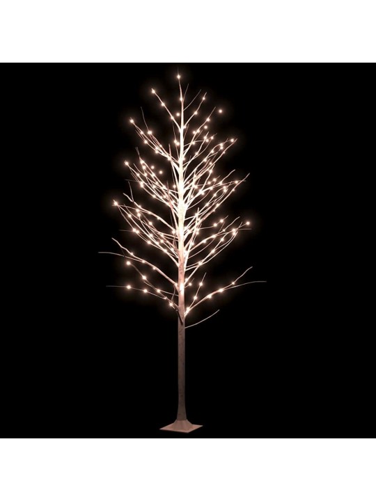 Bílá bříza 240 teplých bílých LED diod 300 cm