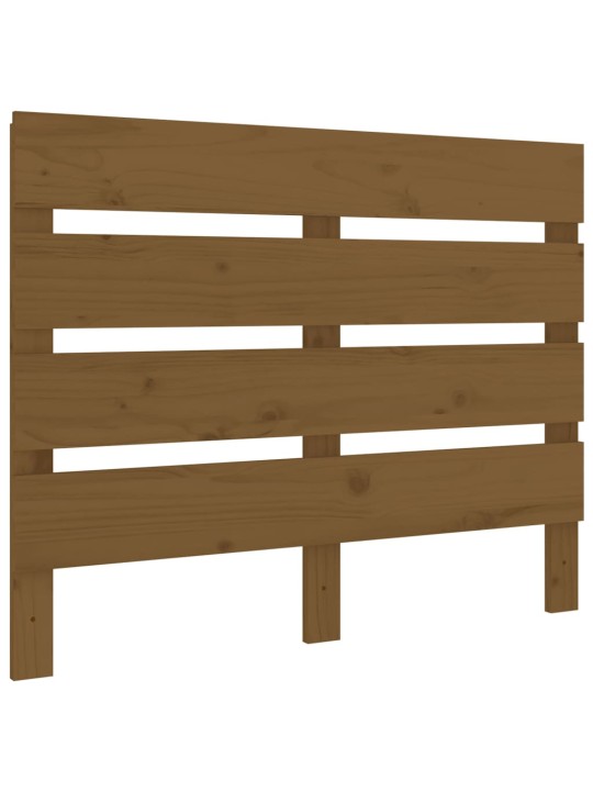 Čelo postele medově hnědé 100 x 3 x 80 cm masivní borovice