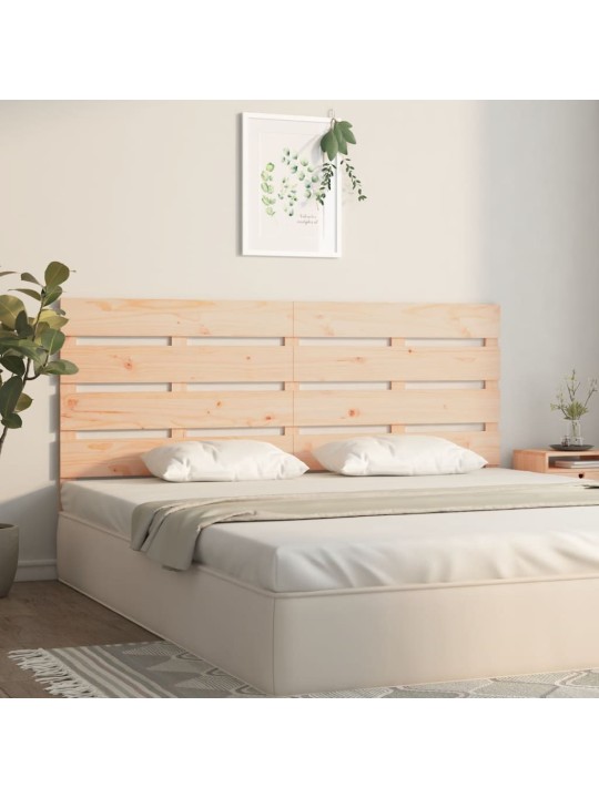 Čelo postele 120 x 3 x 80 cm masivní borovice