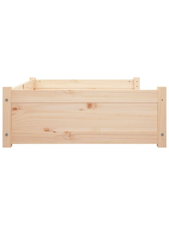 Pelíšek pro psy 95,5 x 65,5 x 28 cm masivní borovice