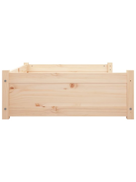 Pelíšek pro psy 105,5 x 75,5 x 28 cm masivní borovice
