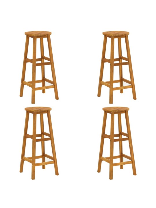 5dílný zahradní barový set masivní akáciové dřevo