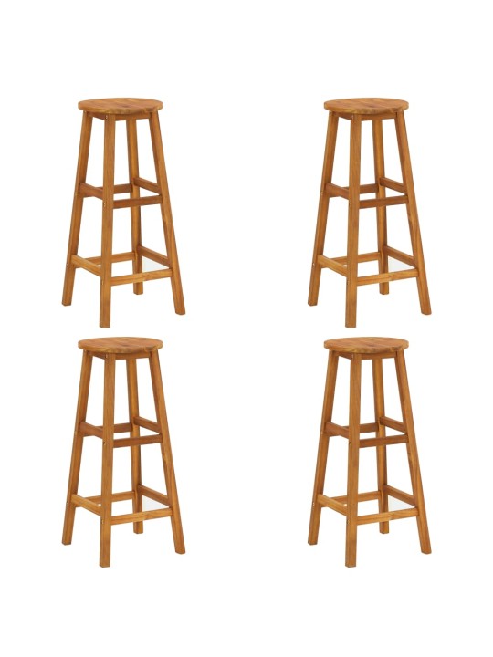 5dílný zahradní barový set masivní akáciové dřevo
