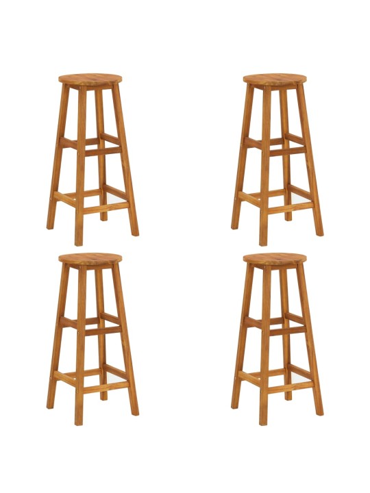 9dílný zahradní barový set masivní akáciové dřevo
