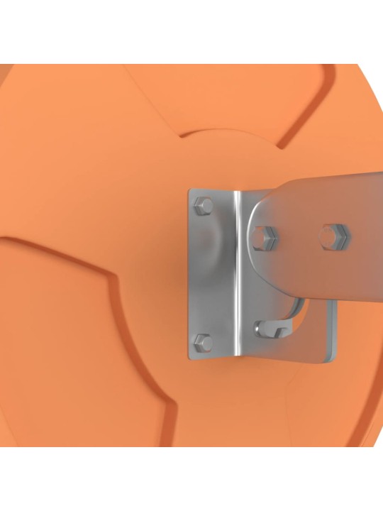 Venkovní konvexní dopravní zrcadlo oranžové ø30 cm polykarbonát