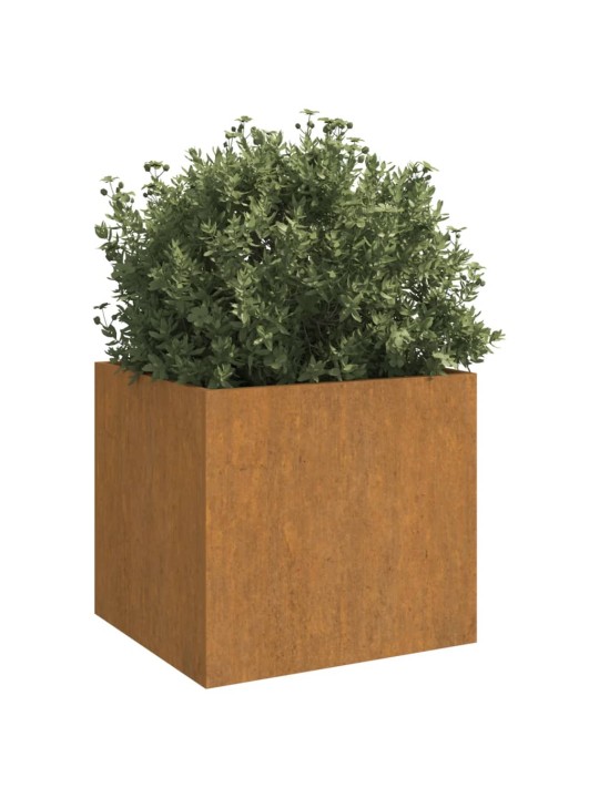 Truhlík 32 x 30 x 29 cm cortenová ocel