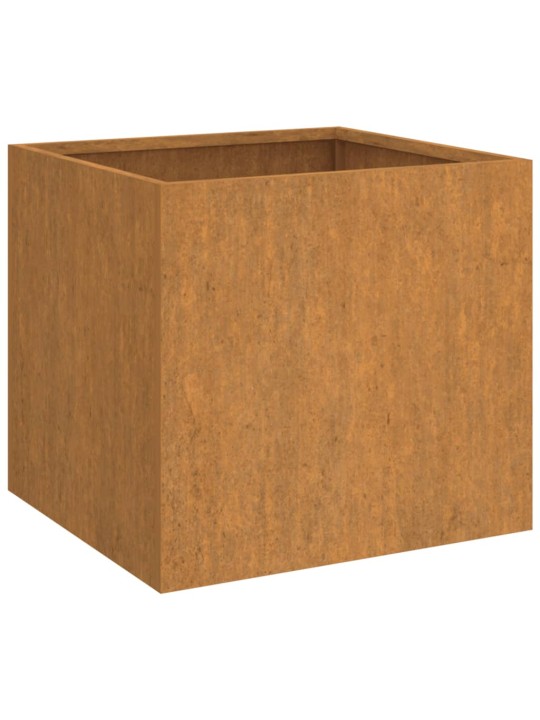 Truhlík 42x40x39 cm cortenová ocel
