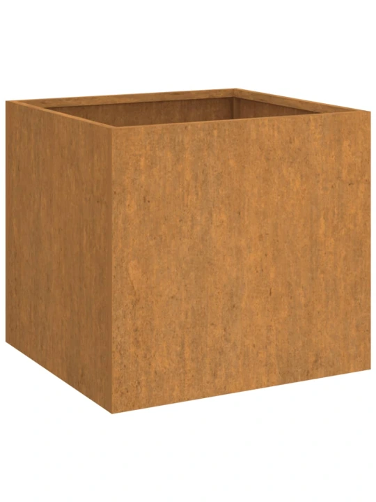 Truhlíky 2 ks 42x40x39 cm cortenová ocel