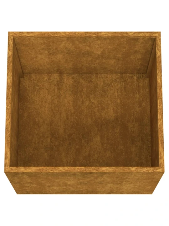 Truhlíky 2 ks 42x40x39 cm cortenová ocel