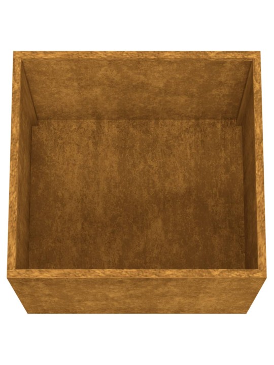 Truhlík 49x47x46 cm cortenová ocel