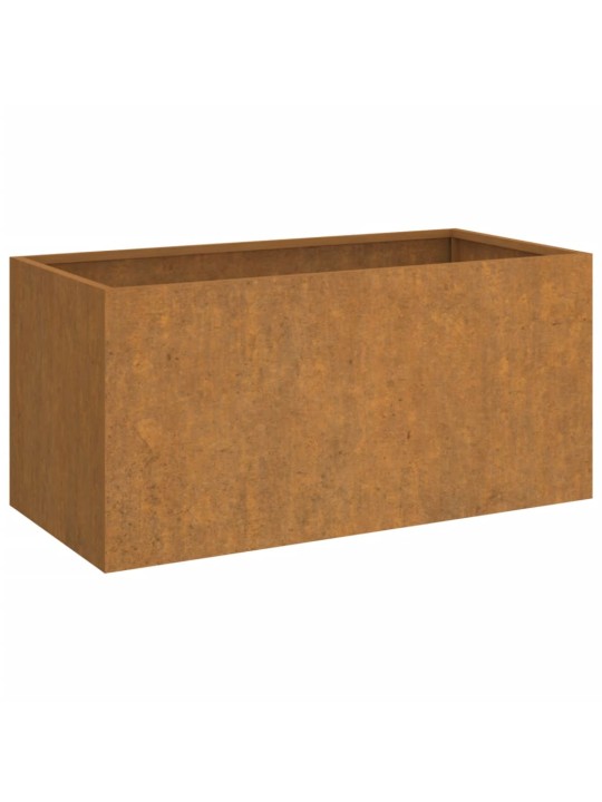 Truhlík 62x30x29 cm cortenová ocel