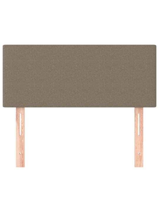 Čelo postele taupe 80 x 5 x 78/88 cm textil