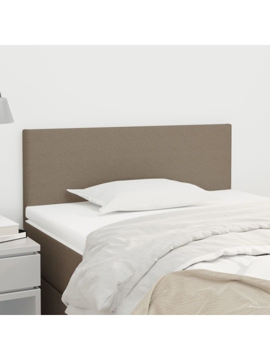 Čelo postele taupe 80 x 5 x 78/88 cm textil