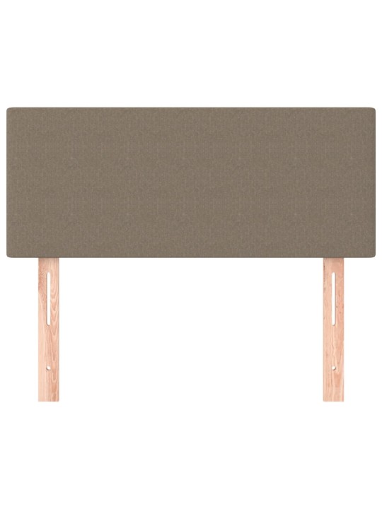 Čelo postele taupe 90x5x78/88 cm textil