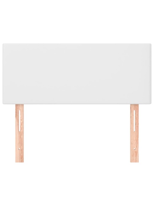 Čelo postele bílé 90x5x78/88 cm umělá kůže