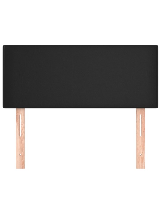 Čelo postele černé 100x5x78/88 cm umělá kůže