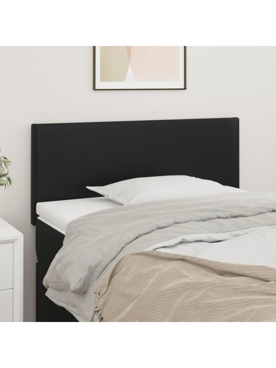 Čelo postele černé 100x5x78/88 cm umělá kůže