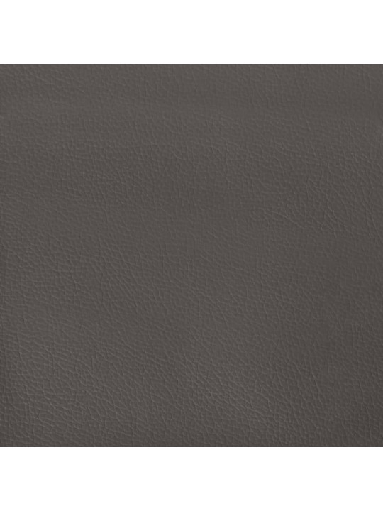 Čela postele 2 ks šedá 72 x 5 x 78/88 cm umělá kůže