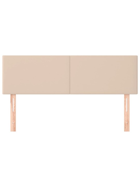 Čela postele 2 ks cappuccino 72 x 5 x 78/88 cm umělá kůže