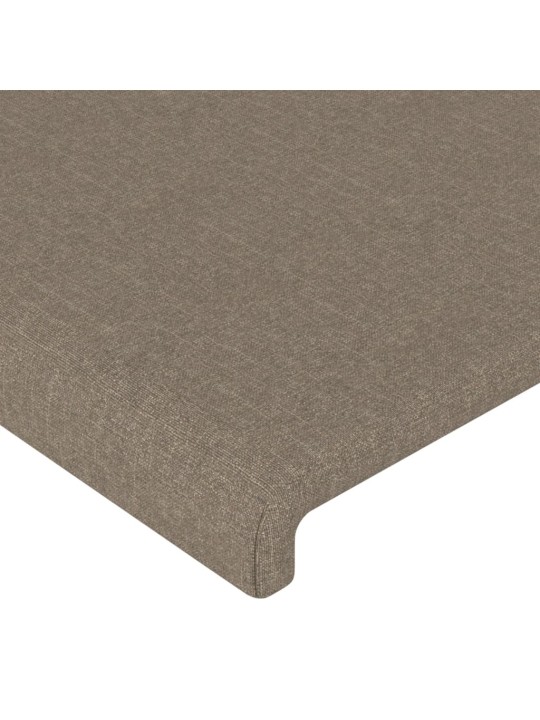 Čela postele 2 ks taupe 72 x 5 x 78/88 cm textil