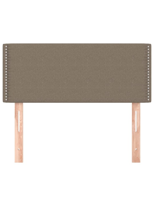 Čelo postele taupe 80 x 5 x 78/88 cm textil