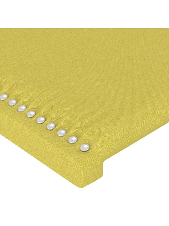 Čelo postele zelené 80 x 5 x 78/88 cm textil