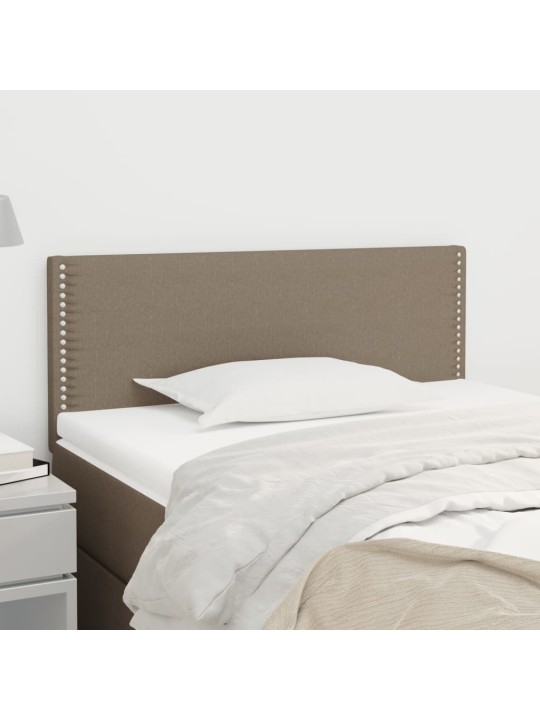Čelo postele taupe 90x5x78/88 cm textil