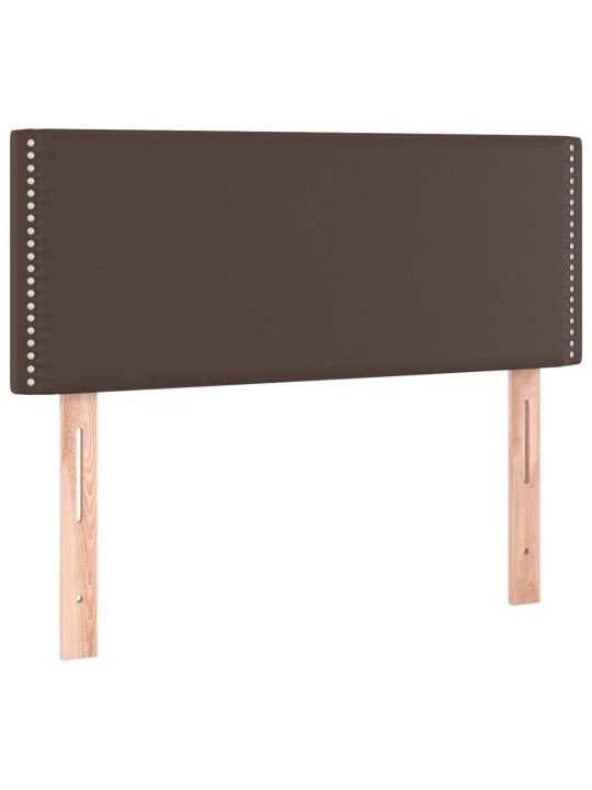 Čelo postele hnědé 90x5x78/88 cm umělá kůže