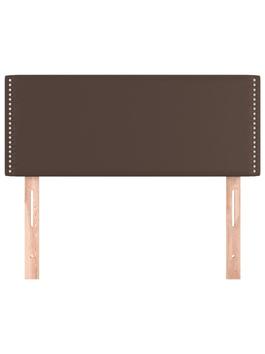 Čelo postele hnědé 90x5x78/88 cm umělá kůže
