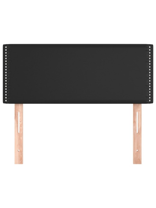 Čelo postele černé 100x5x78/88 cm umělá kůže