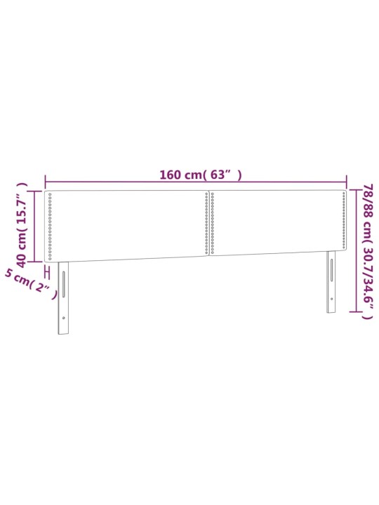 Čelo postele 2 ks černé 80 x 5 x 78/88 cm umělá kůže