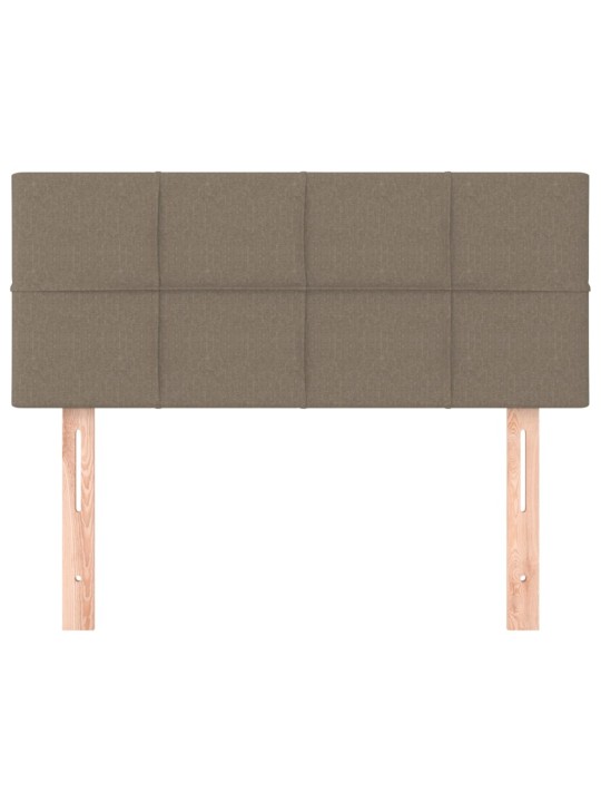 Čelo postele taupe 90x5x78/88 cm textil