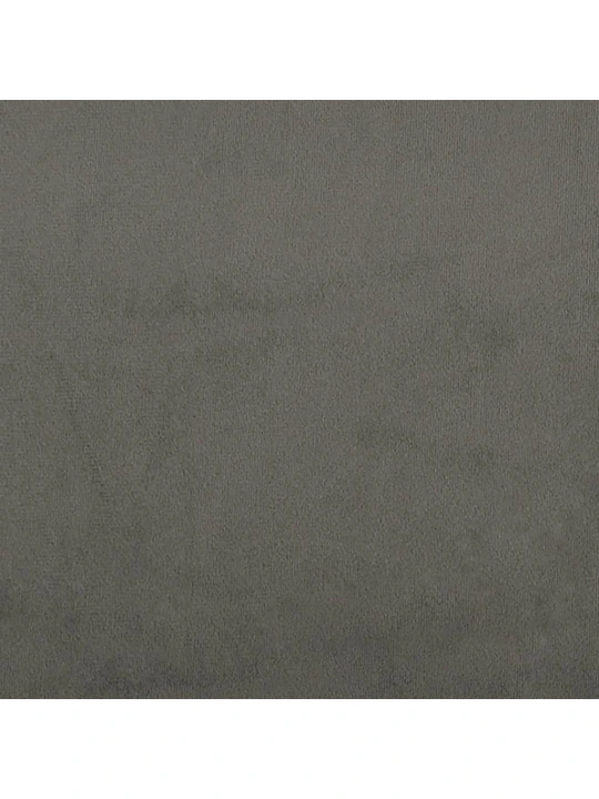 Čelo postele tmavě šedé 100x5x78/88 cm samet