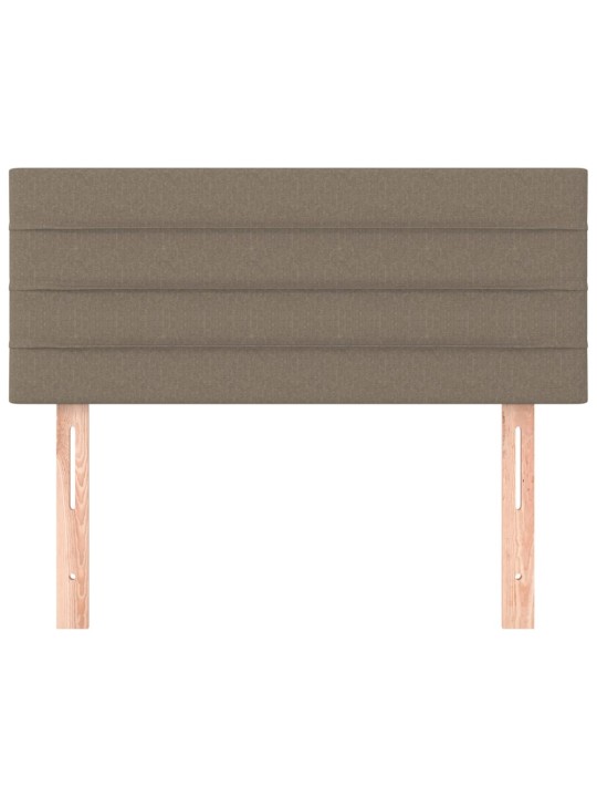 Čelo postele taupe 90x5x78/88 cm textil