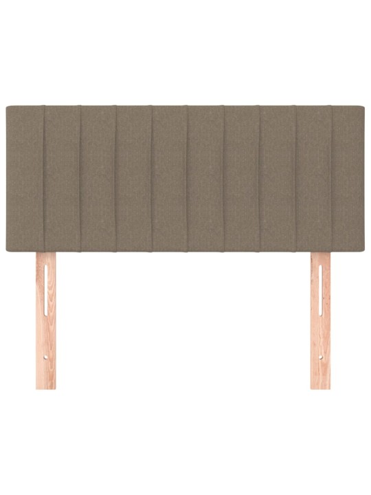 Čelo postele taupe 90x5x78/88 cm textil