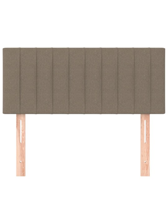 Čelo postele taupe 100x5x78/88 cm textil